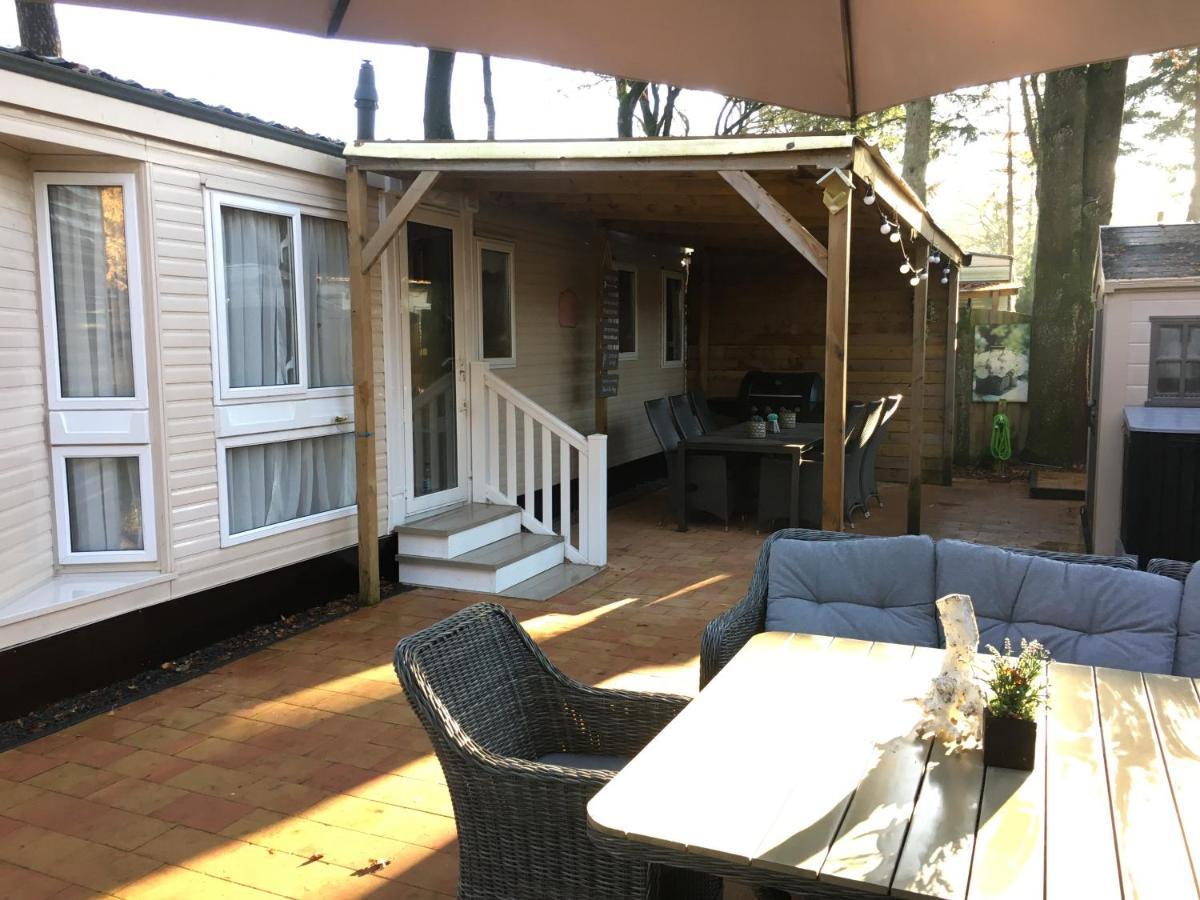 Prachtige Luxe Chalet Op De Veluwe Nabij Хундерло Экстерьер фото